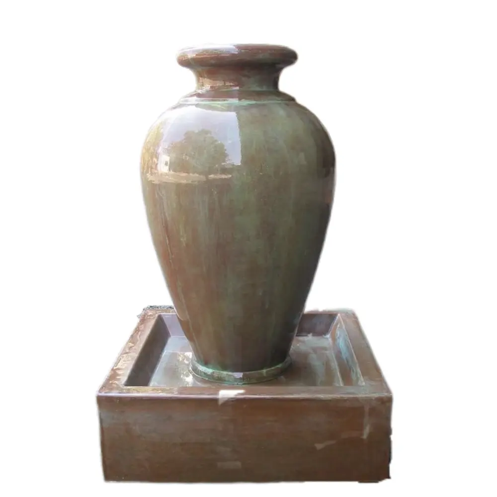 Haute Source FS023D-WC exportation qualité jardin décoration flaired urne fontaines petite taille FS023D du fournisseur du Vietnam