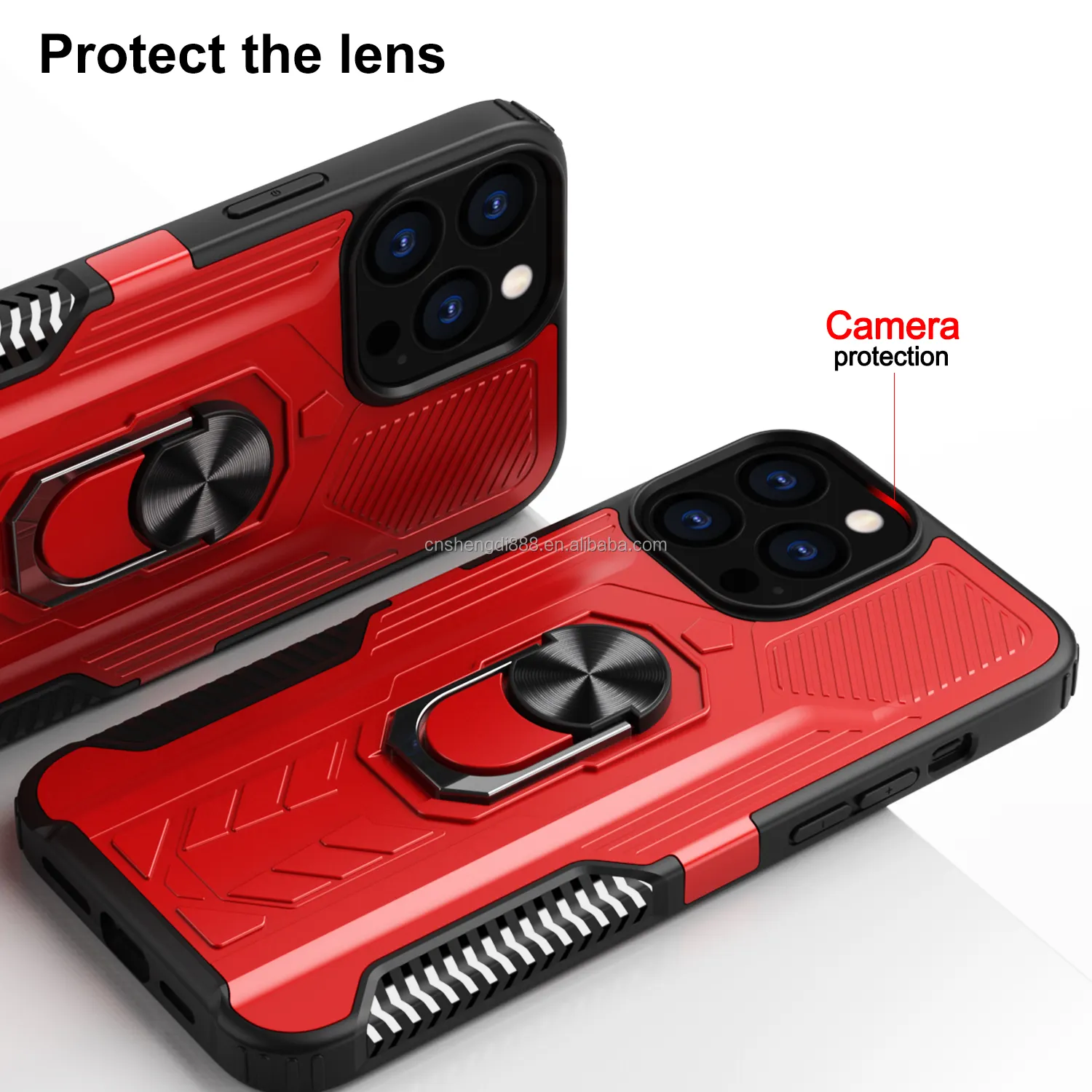 Armour Kickstand Phone Case for iPhone 12 Pro max Shockproof Magnetic TPU Car Holder Rugged Cell Phone Case Cover