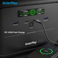 Générateur solaire Solarplay Q300 288Wh, batterie LiFePO4 300W pour la maison et les voyages, station d'alimentation portable