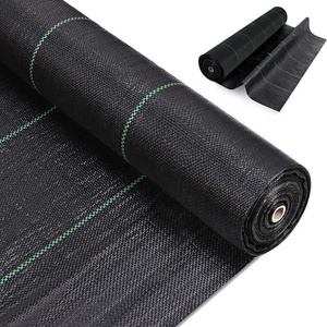 Couvre-sol agricole en géotextile tissé PP stabilisé aux UV Tapis anti-herbe pour le contrôle des mauvaises herbes <span class=keywords><strong>Plantes</strong></span> en rouleau de tissu noir - Product Image 5