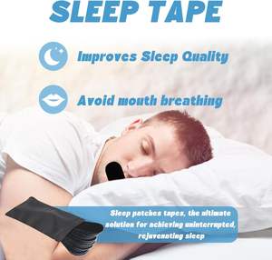 Bandes adhésives buccales en coton pour le sommeil, soulagement du ronflement, réduit la respiration buccale pendant le sommeil nocturne - Product Image 6