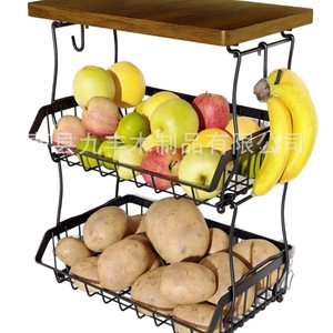 Wooden Desktop Organizer 3 Tier Rectangle Multipurpose Standing Type Storage Rack for <b>Home</b> Office Desk Organization - Product Image 5