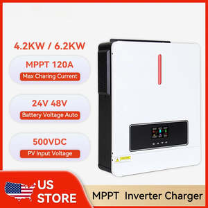 Special Offer Hybrid <b>Solar</b> Inverter 4.2KW 6.2KW 24V 48V 230Vac 120A MPPT <b>Charging</b> <b>Controller</b> Off-grid PV 500VDC <b>Solar</b> Inverter 4 - Product Image 5