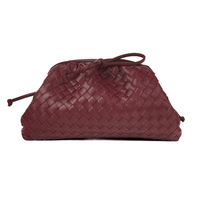 Nuevo Bolso Grande Tipo Nube 2026, Bolso de Mano de PU Tejido a Mano, Elegante y de Alta Gama, Gran Capacidad, Bolso de Noche con Cierre Magnético, Transfronterizo
