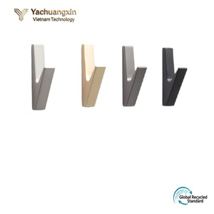 Black Zinc Alloy Wall-Mounted <b>Hooks</b> for Bathroom & <b>Kitchen</b> Metal Door <b>Hook</b> for Clothing Organisation - Product Image 3