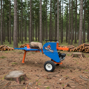 Fendeuse de bûches cinétique FLS-40 à force de fendage de 40 tonnes, à double volant d'inertie, à essence, pour services forestiers et agricoles, directement de l'usine - Product Image 1