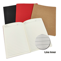 Carnet de notes A4 A5 personnalisé pour étudiant, carnet d'exercice, couture, papier Kraft artisanal, carnet de notes