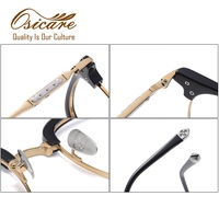 Nouvelles Lunettes de Luxe Vintage de Marque Tendance, Montures Optiques Designer en Caoutchouc Rafa Cadre, Lunettes de Vue en Titane de Luxe