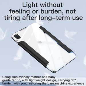 Modelli completi per <span class=keywords><strong>Apple</strong></span> <span class=keywords><strong>iPad</strong></span> <span class=keywords><strong>Air</strong></span> 11 <span class=keywords><strong>custodia</strong></span> <span class=keywords><strong>custodia</strong></span> in pelle PU trasparente smerigliato Tablet <span class=keywords><strong>custodia</strong></span> per <span class=keywords><strong>iPad</strong></span> Pro5 11(M4) fabbricazione 2024 - Product Image 4