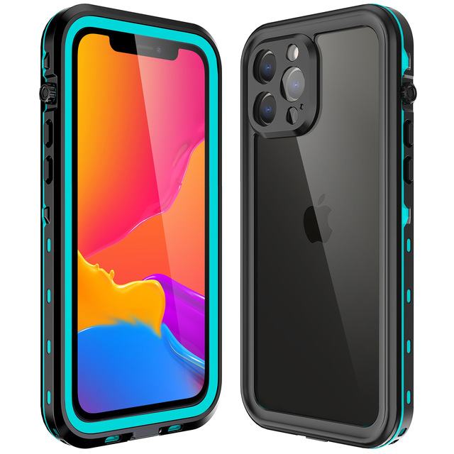 Compatible Waterproof Phone Case for iPhone 13 Pro Max Full Coverage Shockproof Protective Case