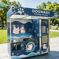 Système multifonctionnel Step Pet pour le rinçage et le séchage des animaux de compagnie, avec services de nettoyage et de séchage à l'air, machine à laver les animaux