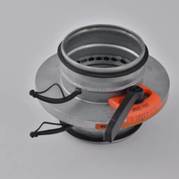 Vanne de régulation de volume d'air HVAC Iris, en acier galvanisé, réglable pour l'équilibrage du débit, 150-2000 m³/h, pour système de ventilation par conduits