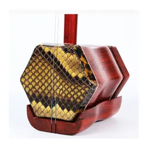 JELO SY-HM-2011 Chinese Erhu Musical Instrument 2 Strings Traditional Adults Red Instruments Chinese Fiddle Rosewood Erhu Set