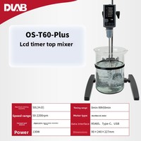 Agitateur à montage supérieur DLAB Daling OS-T40-Plus, mélangeur électrique OS-T60-Plus, équipement de mélange fabriqué en Chine continentale