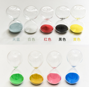 Clessidra Artigianale Ecologica Design Art Déco Timer 5/30/60 Minuti Decorazione Creativa Personalizzata in Vetro e Sabbia Regalo - Product Image 6