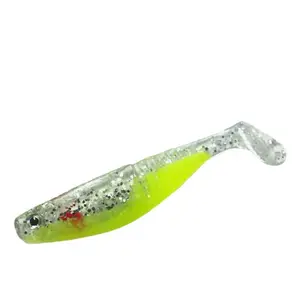 WZ DT-2 high quality mini fishing lure soft plastic worm fishing terminal tackle cheap fishing tackle from China supplier