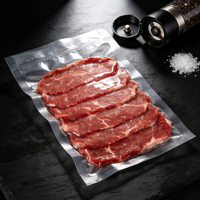 Sacs sous vide transparents pour l'emballage alimentaire, le stockage des céréales et la maturation à sec de la viande, sachets sous vide pour les fabricants de produits alimentaires