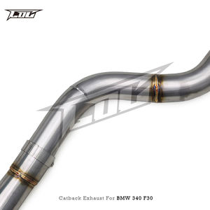 Tubo de escape recto COC para <span class=keywords><strong>BMW</strong></span> 335i <span class=keywords><strong>340i</strong></span> F30 <span class=keywords><strong>F31</strong></span> 3,0 T 2012-2016 sistema de escape Catback de acero inoxidable sin válvula - Product Image 2