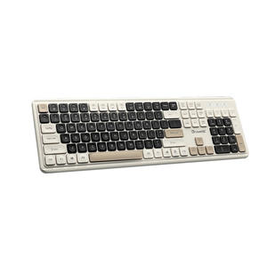 Nouveau clavier PC 2.4G sans fil 104 touches interface <span class=keywords><strong>USB</strong></span> tactile doux touches chocolat opération optique ordinateur portable utilisation bureau Royaume-Uni - Product Image 3