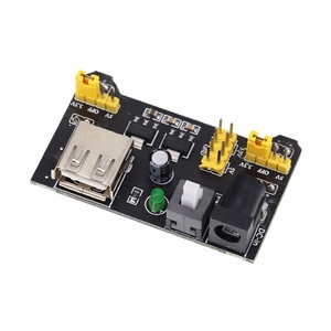 โมดูลจ่ายไฟเฉพาะสำหรับบอร์ดทดลอง ใช้งานร่วมกับบอร์ดจ่ายไฟ 5V 3.3V รุ่น MB-102 แบบคู่ 5V/3.3 สีดำ - Product Image 1
