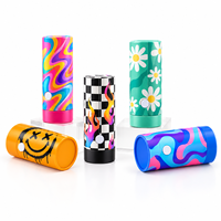 Tubes en papier cylindriques imprimés CMYK personnalisés avec fermeture à sécurité enfant, écologiques, vides, pour emballages de cartouches de 0,5 ml et 1 ml