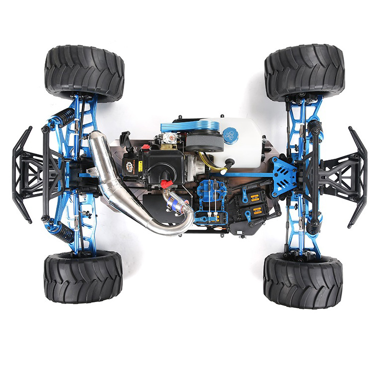 1/5スケールROFUN XLT 4WD 45CCガソリンエンジンRCモンスター