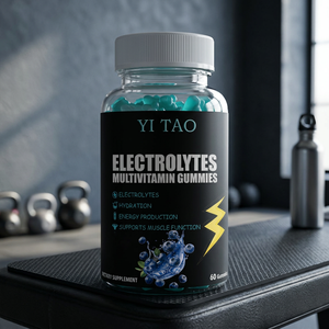 Compléments alimentaires biologiques en marque privée OEM/ODM, gommes électrolytiques végétaliennes sans gluten, non-OGM, halal, gommes à la pectine - Product Image 1