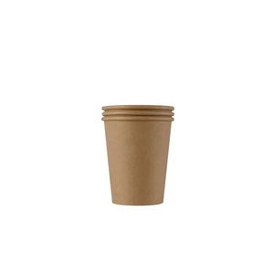 Gobelet à café jetable en papier personnalisé à paroi simple, revêtement PLA biodégradable, recyclé - Product Image 3