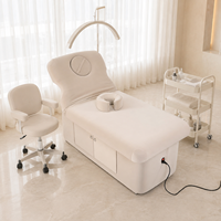 Table de massage électrique moderne pour soins du visage et du corps, idéale pour esthéticiennes et cliniques esthétiques