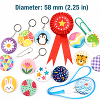 Nouvelle machine manuelle de fabrication de badges en plastique 58 mm avec moule interchangeable pour restaurant, fabrication de badges en plastique + aimant souple 220V/110V