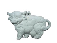 Figurine d'animal en céramique bisque artisanale non peinte, personnalisable, de haute qualité, pour la décoration intérieure (vente en gros)