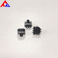 Mini encodeur rotatif incrémental à 5 broches à 360 degrés EC07 avec arbre isolé, interrupteur à bouton-poussoir encodeur 3-5V pour appareils portables intelligents