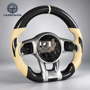 Volante de Fibra de Carbono con Cuero Forjado de Alta Gama para Mercedes-Benz GLE, Estilo Clásico, Agarre de 40 mm para Mercedes-Benz - Product Image 2