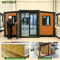 Maison conteneur extensible préfabriquée modulaire pour dortoir de chantier