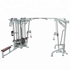 เครื่องออกกำลังกาย DFT Fitness 5 Stack Multi Station + Crossover สำหรับฝึกความแข็งแรง รุ่นเชิงพาณิชย์ โครงเหล็กอเนกประสงค์ KJ-1234 เครื่อง KJ-1234 5 Stack Multi - Product Image 4
