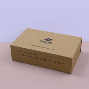 Caja de embalaje de papel kraft reciclado personalizada para teléfono móvil, caja de cartón con cierre magnético - Product Image 6