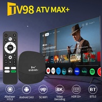 TV98 H313 IPTV STB 8K Streaming Smart Internet Ott Strong 5G Dual WiFi Quad Core USB Premium Android 14 Pro Sep Top TV Box