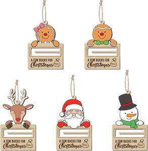 ที่หนีบเงินไม้สำหรับใส่ของขวัญคริสต์มาส - Product Image 1