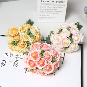 Rosas Artificiales Lichao, Flores de Seda para Bodas, Accesorios de Fotografía para Exteriores, Decoraciones Impermeables para el Hogar - Product Image 2
