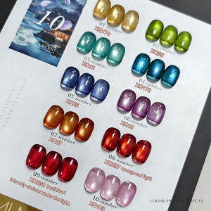Nuevo y Popular Esmalte de Uñas en Gel UV AILANUO de 10 Colores, Estándar Europeo, Sin HEMA ni TPO, Efecto Ojo de Gato, Brillo Suave, Muestras Gratis, No Tóxico - Product Image 1