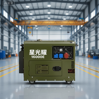 Générateur mobile 10KVA 5KW XGY-10 monophasé 400V/230V/220V 50/60Hz 24V DC, démarrage à froid, refroidissement par eau, 1800 tr/min, haute efficacité, AVR