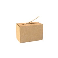 Boîtes en carton ondulé à 3 couches avec fermeture à glissière, en stock, avec bande détachable, pour expédition, logistique postale, emballage sans adhésif