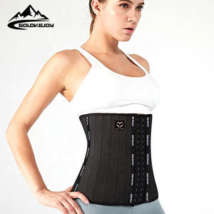 GOLOVEJOY-<span class=keywords><strong>faja</strong></span> colombiana 100% de látex para mujer, ropa moldeadora de Fitness, corsé debajo del pecho de acero, entrenador de cintura - Product Image 2