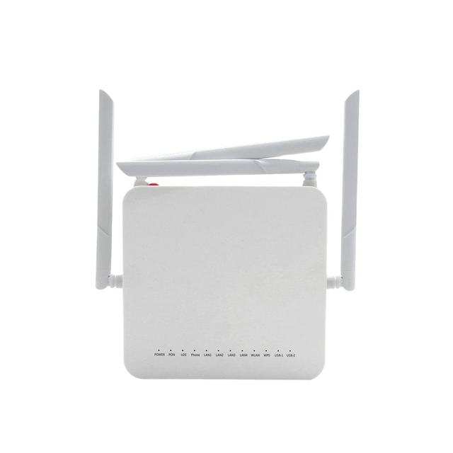New Model F680 XPON GPON ONU Dual Band Fiber Router 4GE+1POTS+2.4G/5G WiFi (FTTH)