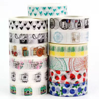 Rubans Washi Personnalisés pour Noël : Motifs Dessins Animés Mignons, Bonhomme de Neige, Animaux – Idéal pour Scrapbooking et Masquage