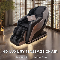 Fauteuil de massage commercial à gravité zéro avec scanner corporel 4D AI et thérapie thermique