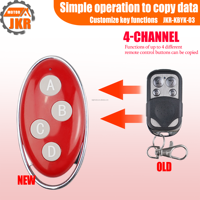 Télécommande sans fil RF 433,92 MHz à code clonable, type usine, pour contrôleur de portail, télécommande de rechange