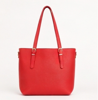 Sac à bandoulière pour femme en cuir véritable rouge, élégant, durable, léger, classique, avec fermeture éclair, grande capacité, durable, pour voyage et usage quotidien