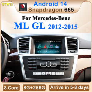 Reproductor multimedia para automóvil CNSTWE Qualcomm 665 de 7 pulgadas con Android 14, adecuado para Mercedes-Benz ML GL 2012-2015 con reproducción inalámbrica. - Product Image 2
