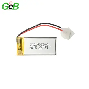 드론 충전식 3.7v 300mah 리튬 이온 배터리 - Product Image 2